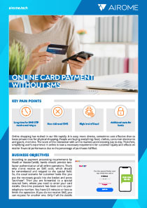 Online card payment without SMS